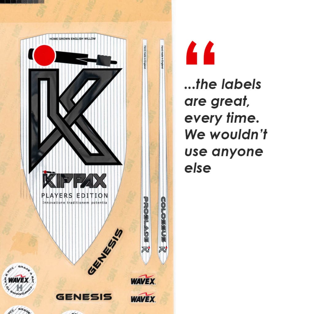 Kippax Cricket Bat Stickers